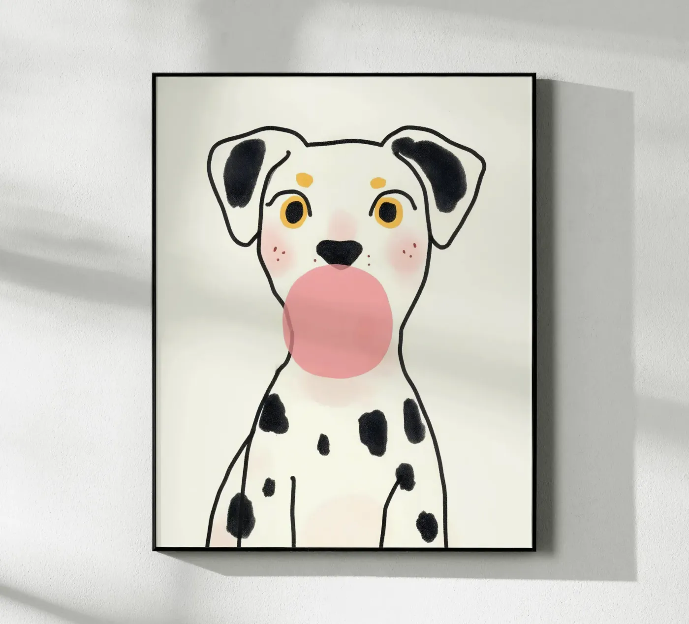 Dalmata Bubble Gum plexiglass da 83oranges.com
