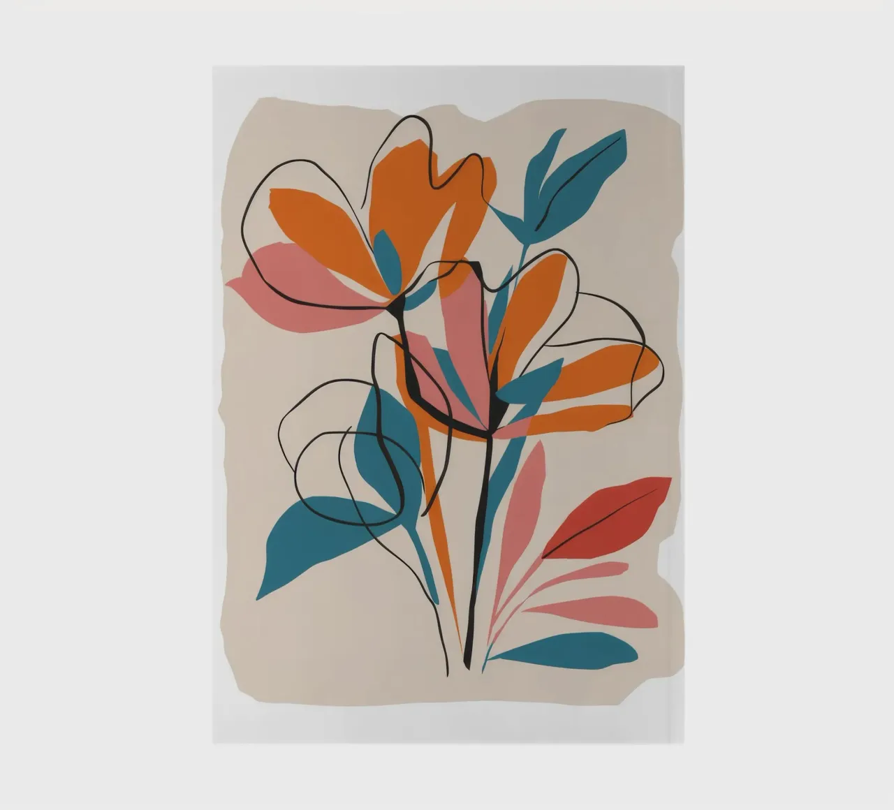 Earthy Botanical Sprig notebook by Terra Tone