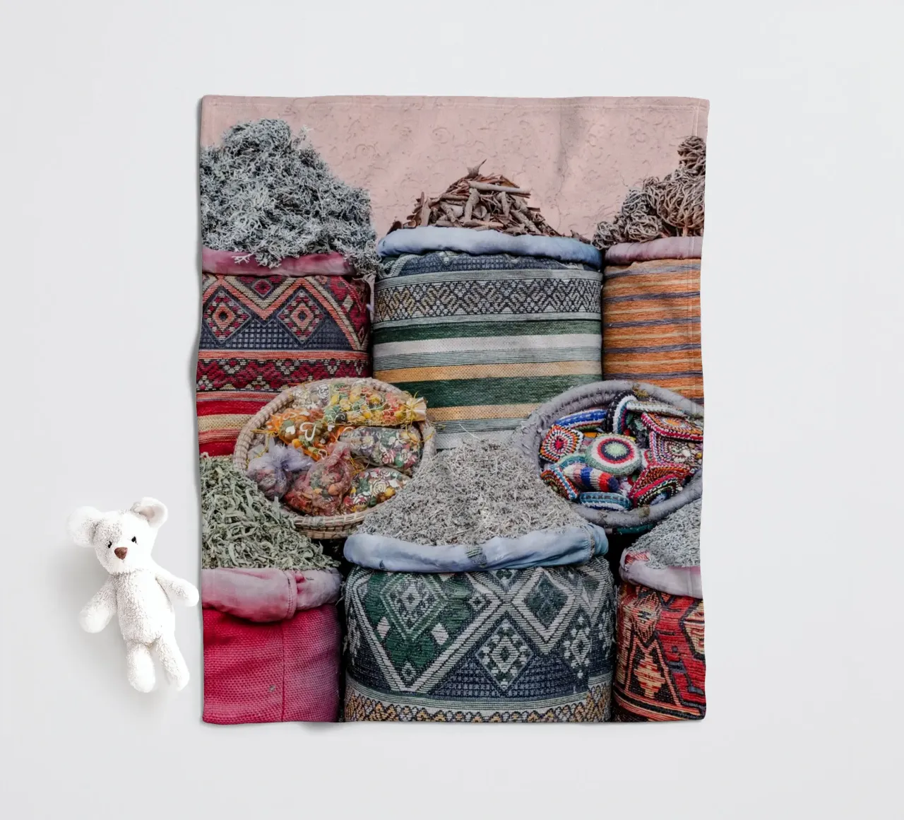 Herbs in Marrakesh coperta in pile da photolovers