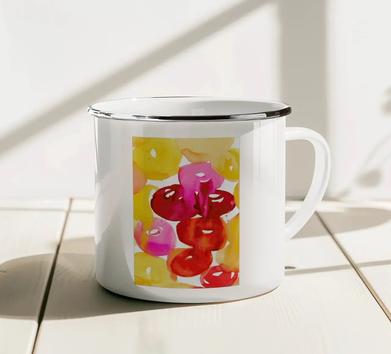 Ranunkeln tazza in smalto da Ekaterina Koroleva