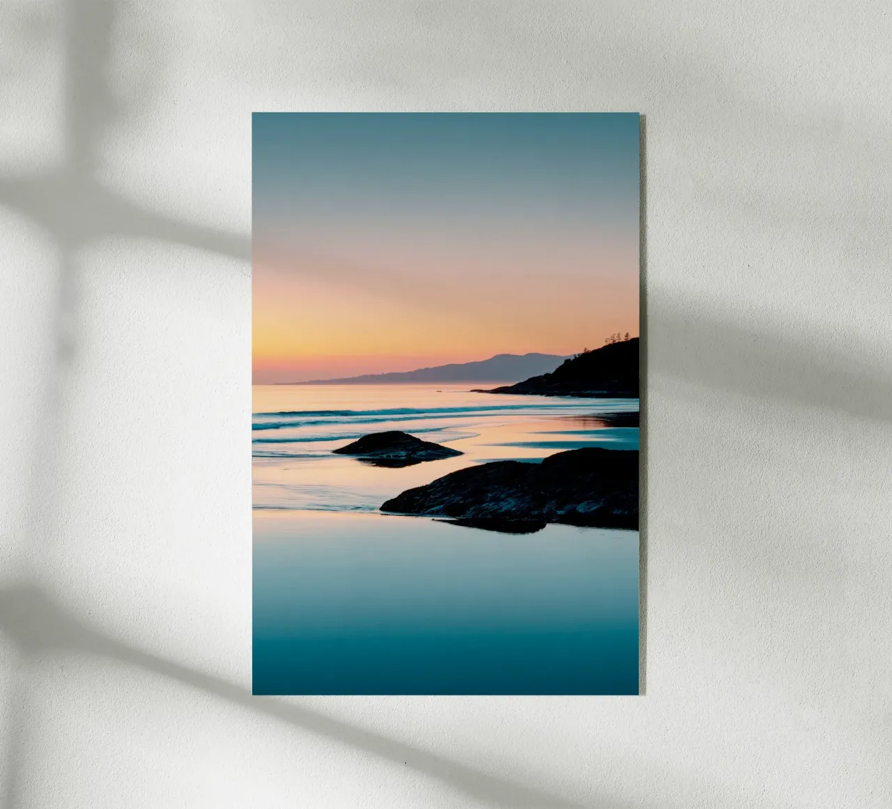 Tramonto in spiaggia plexiglass da Indigo Tides Art