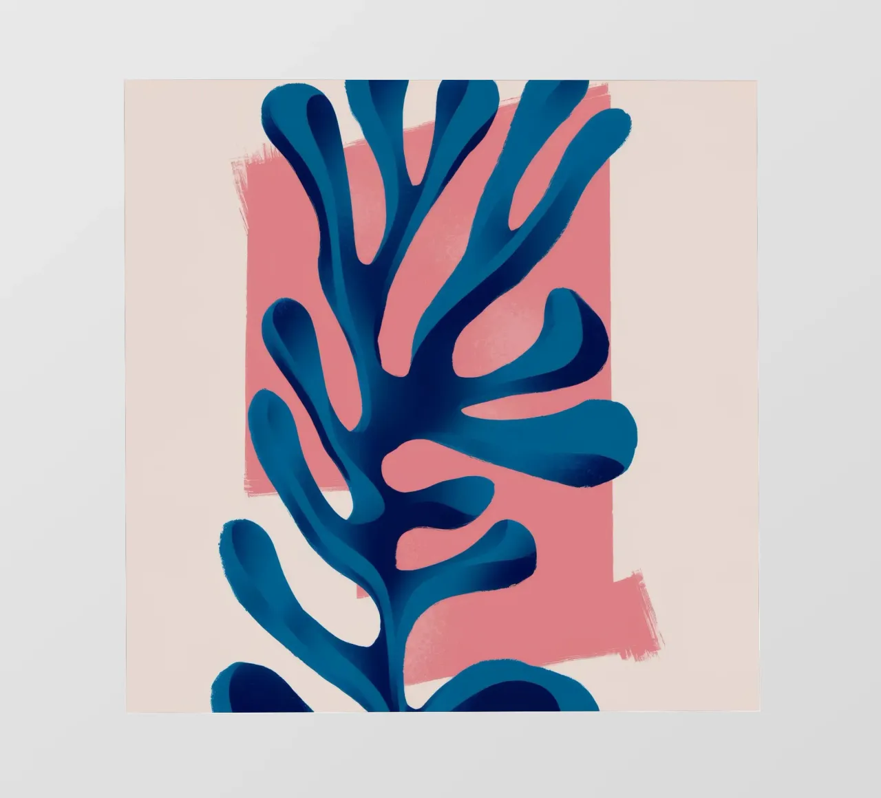 Cerulean Algae Form pvc cover by Terra Tone