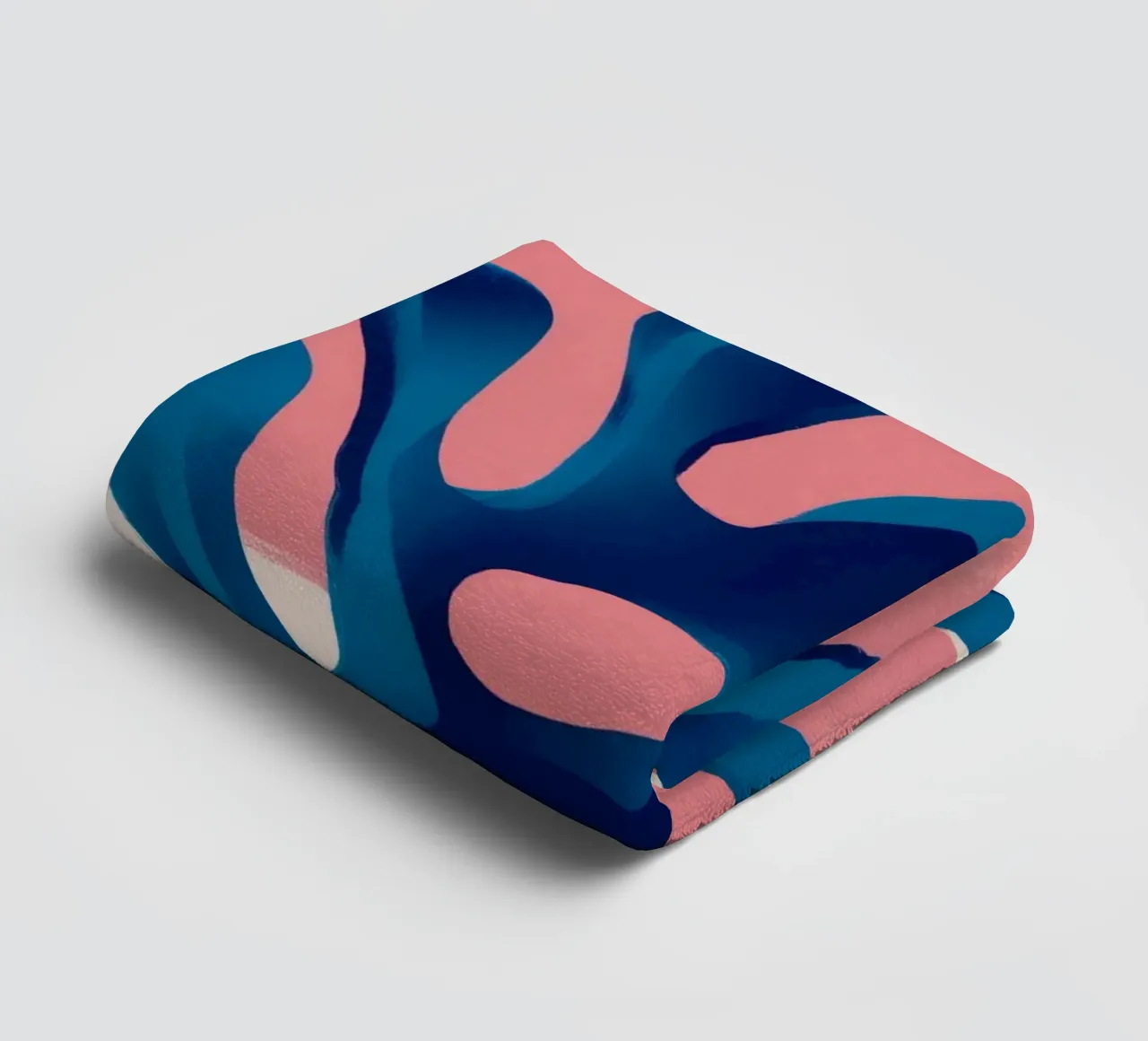 Cerulean Algae Form towel by Terra Tone