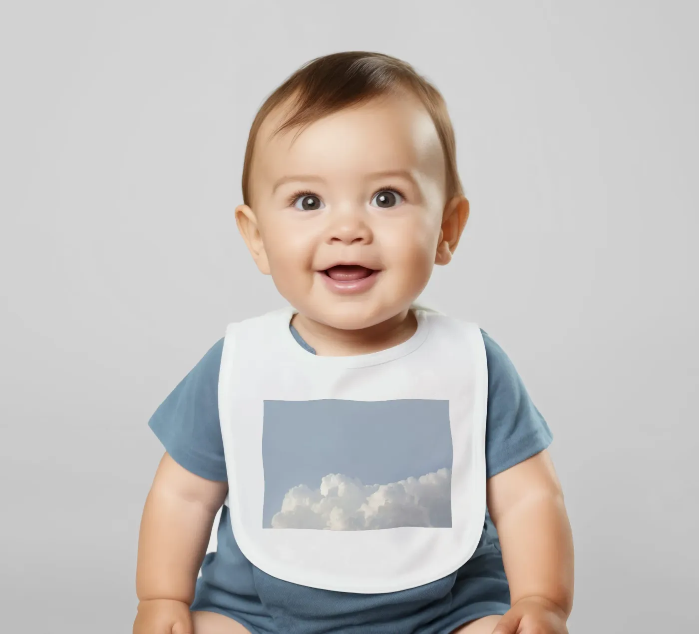 Cloud Sky Pastel bavaglino da George Griefy