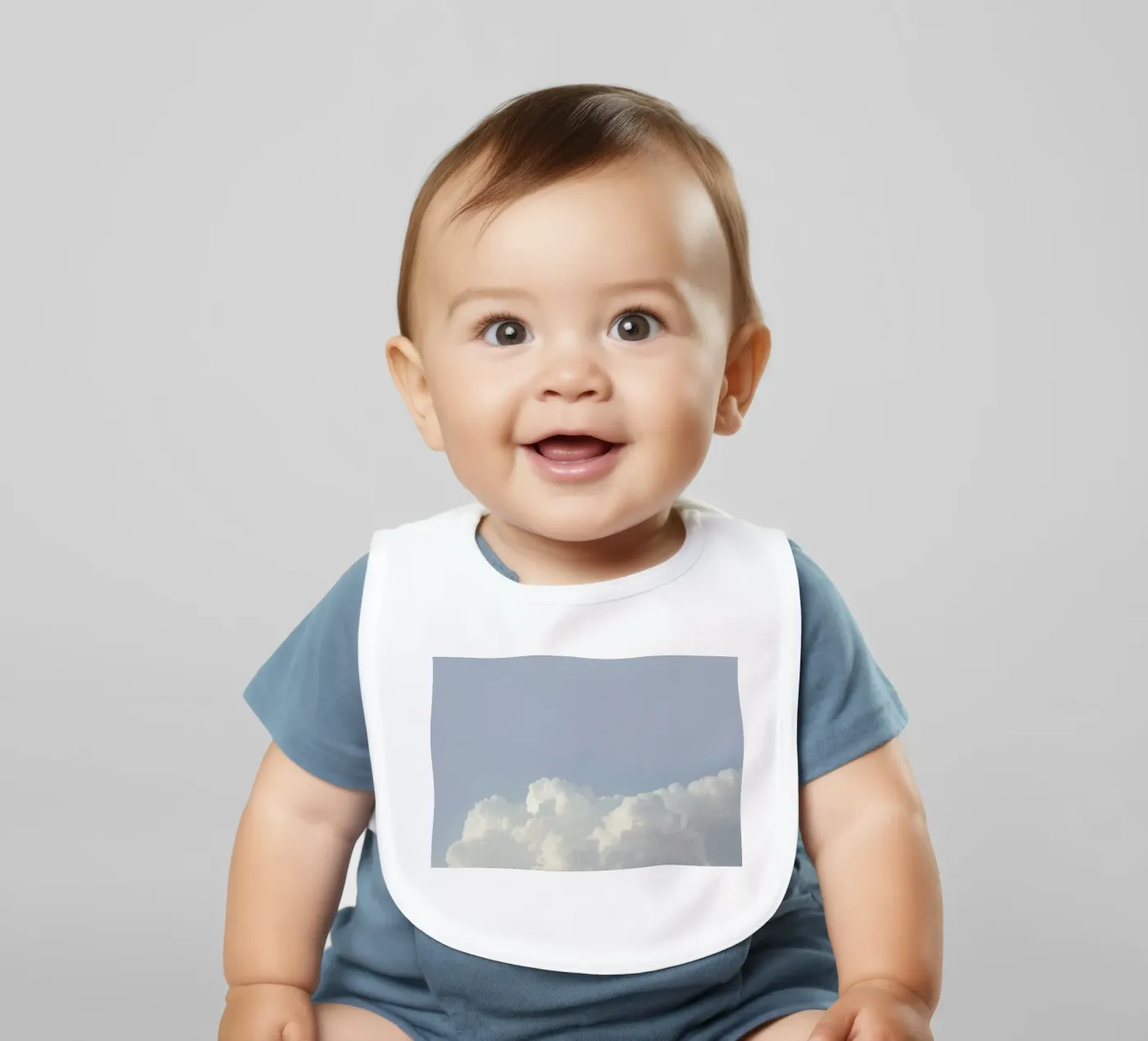 Cloud Sky Pastel bavaglino da George Griefy