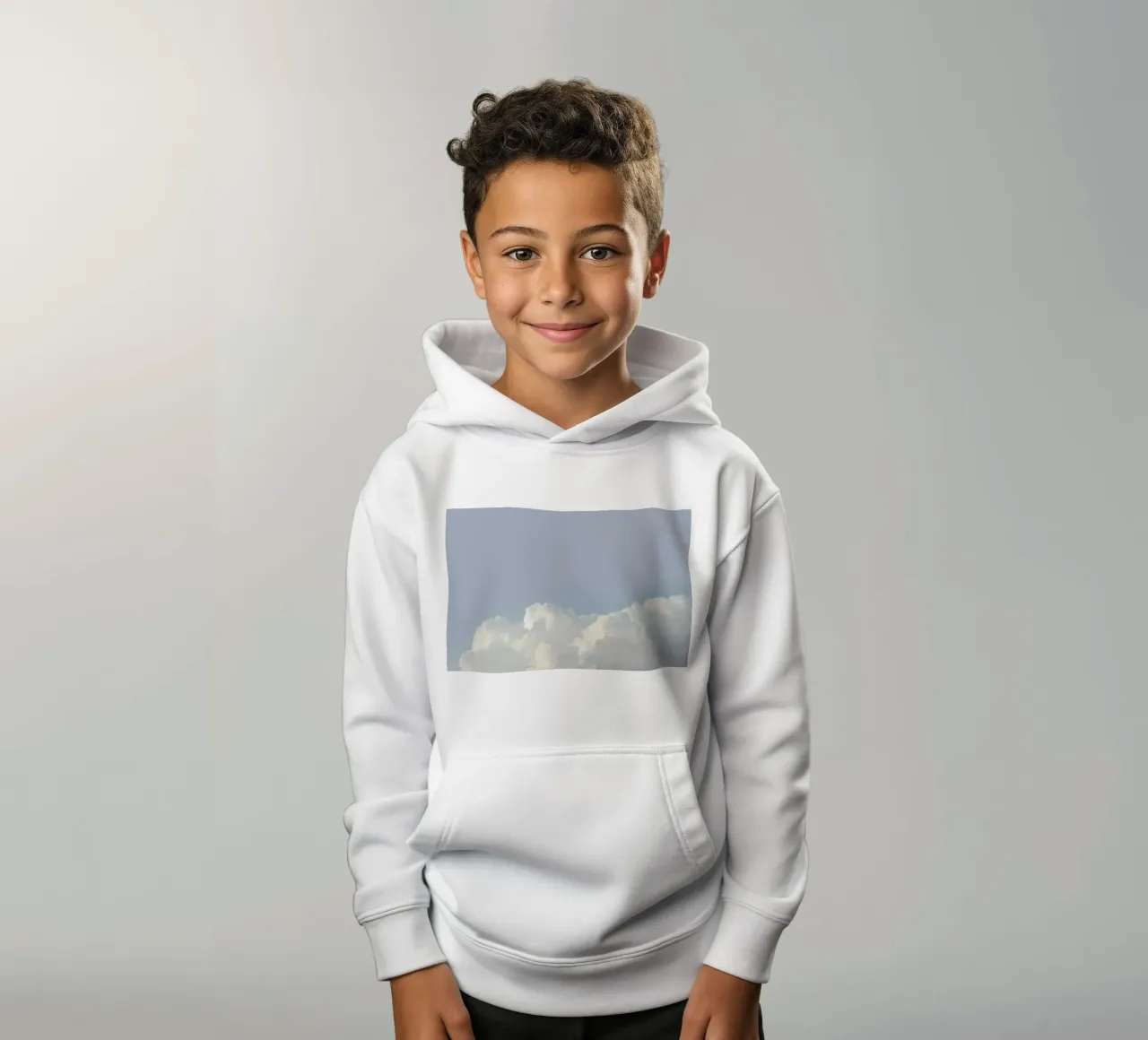 Cloud Sky Pastel felpa bambino con cappuccio da George Griefy
