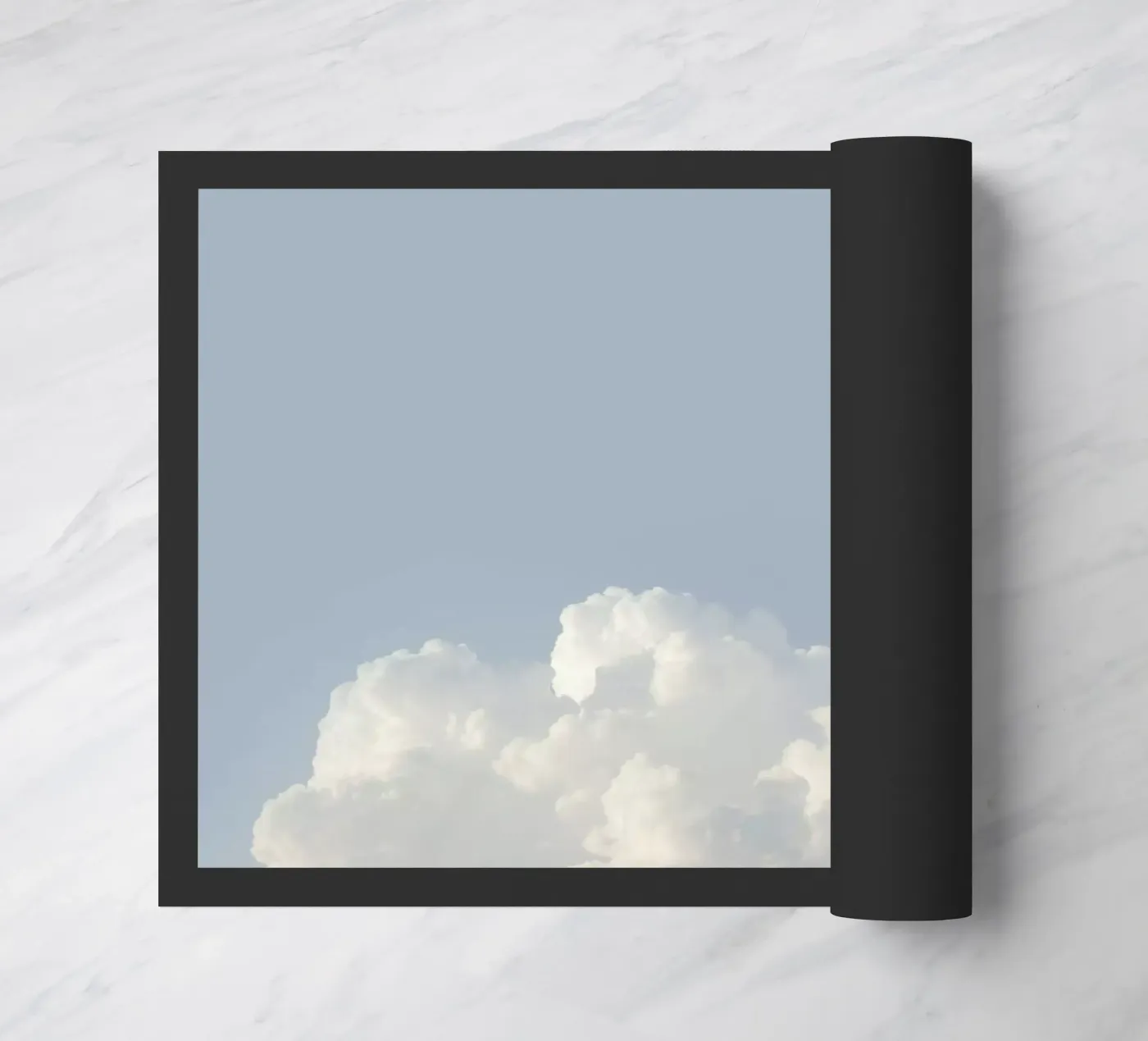 Cloud Sky Pastel deurmat van George Griefy