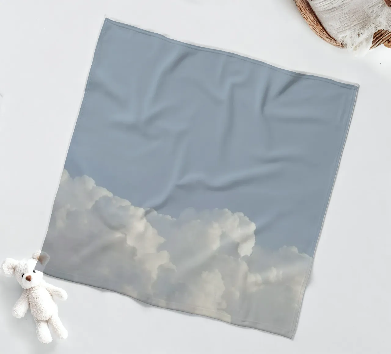 Cloud Sky Pastel coperta in pile da George Griefy