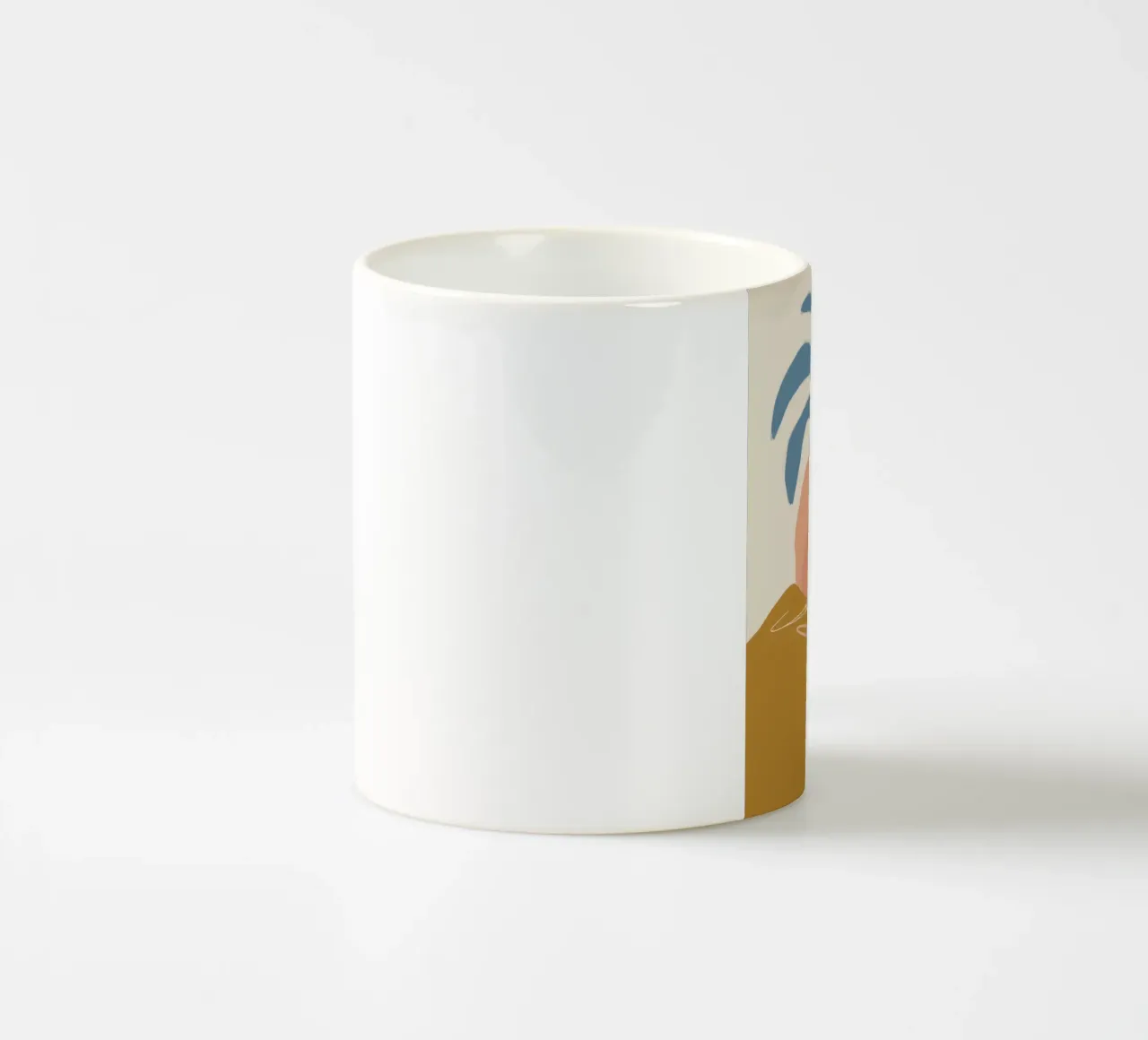 Tramonto tropicale astratto tazza in ceramica da Terra Tone