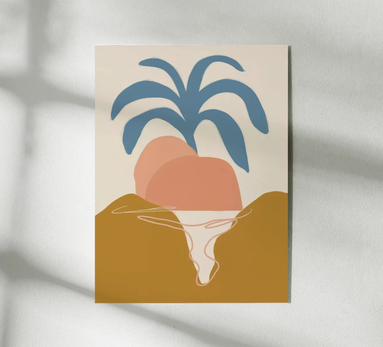Tramonto tropicale astratto plexiglass da Terra Tone