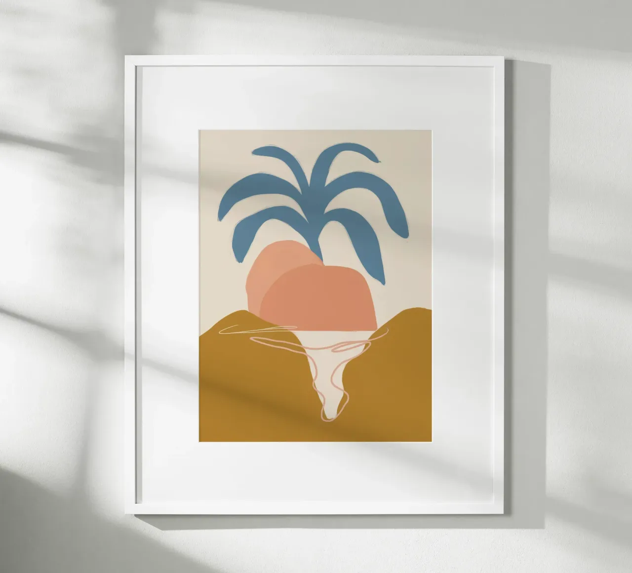 Tramonto tropicale astratto carta hahnemühle da Terra Tone