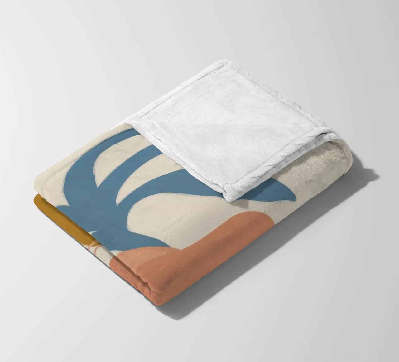 Tramonto tropicale astratto coperta in pile da Terra Tone