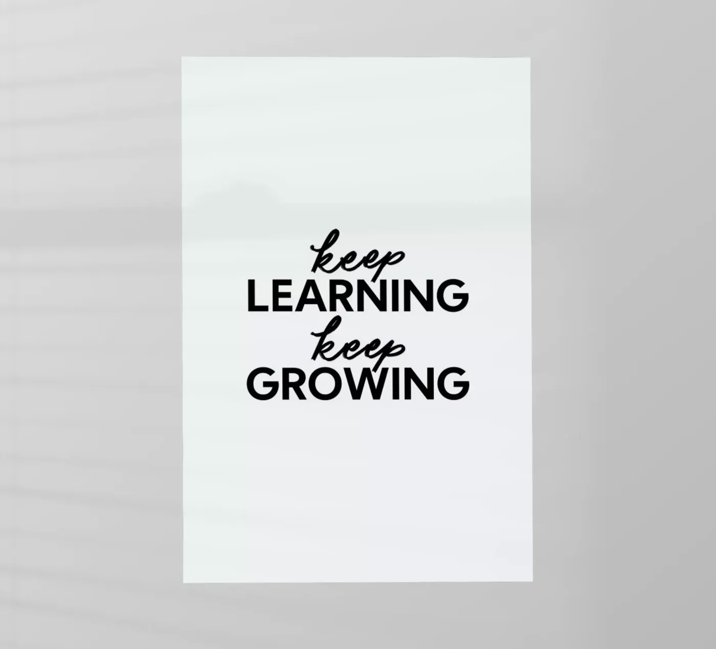 Keep Growing pellicola backlit da Studio One
