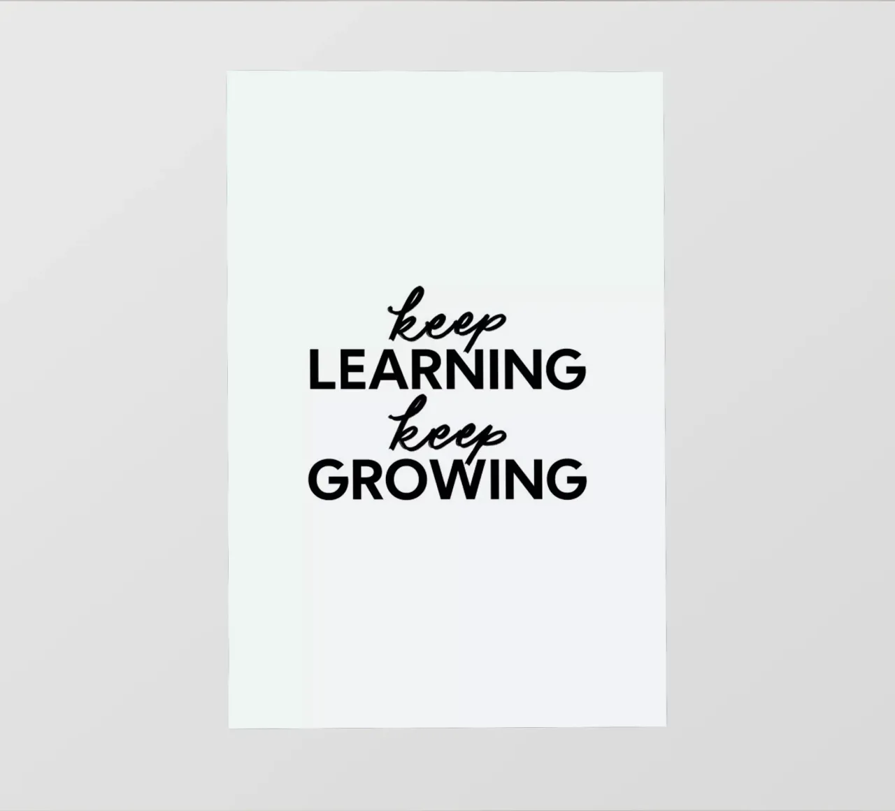 Keep Growing telo in pvc da Studio One