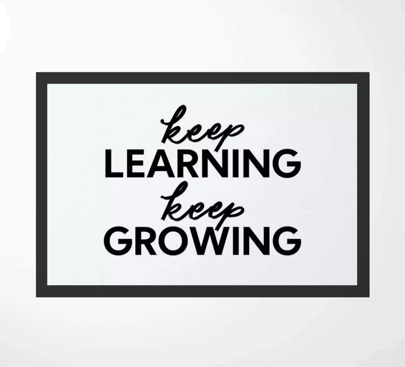 Keep Growing doormat by Studio One