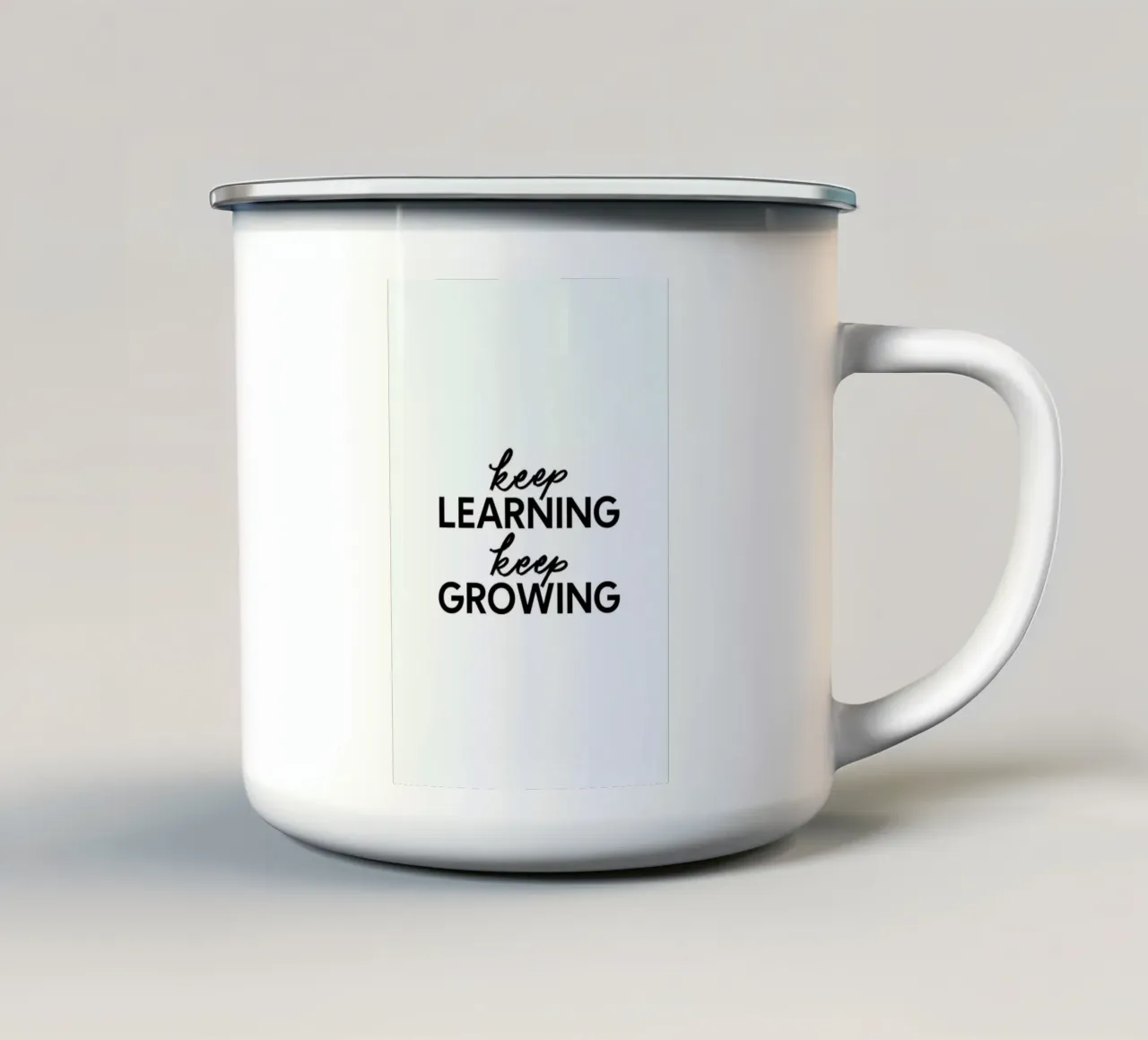 Keep Growing tazza in smalto da Studio One