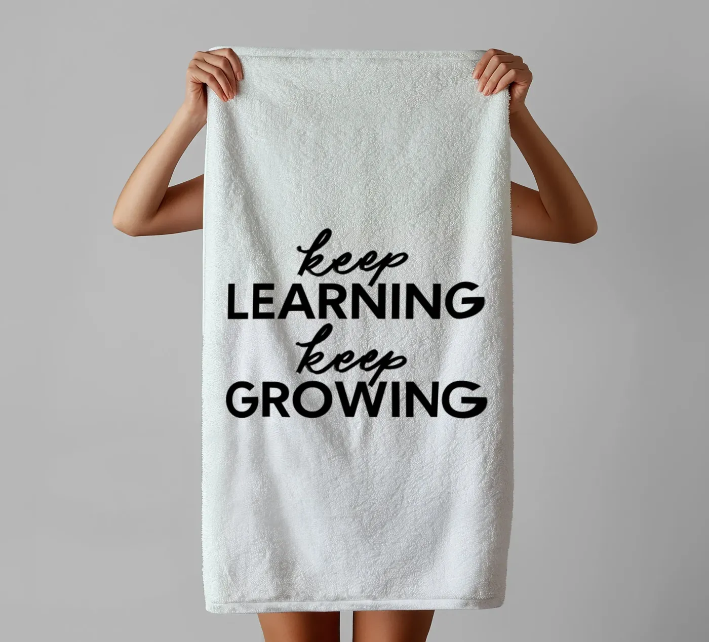 Keep Growing badhanddoek van Studio One