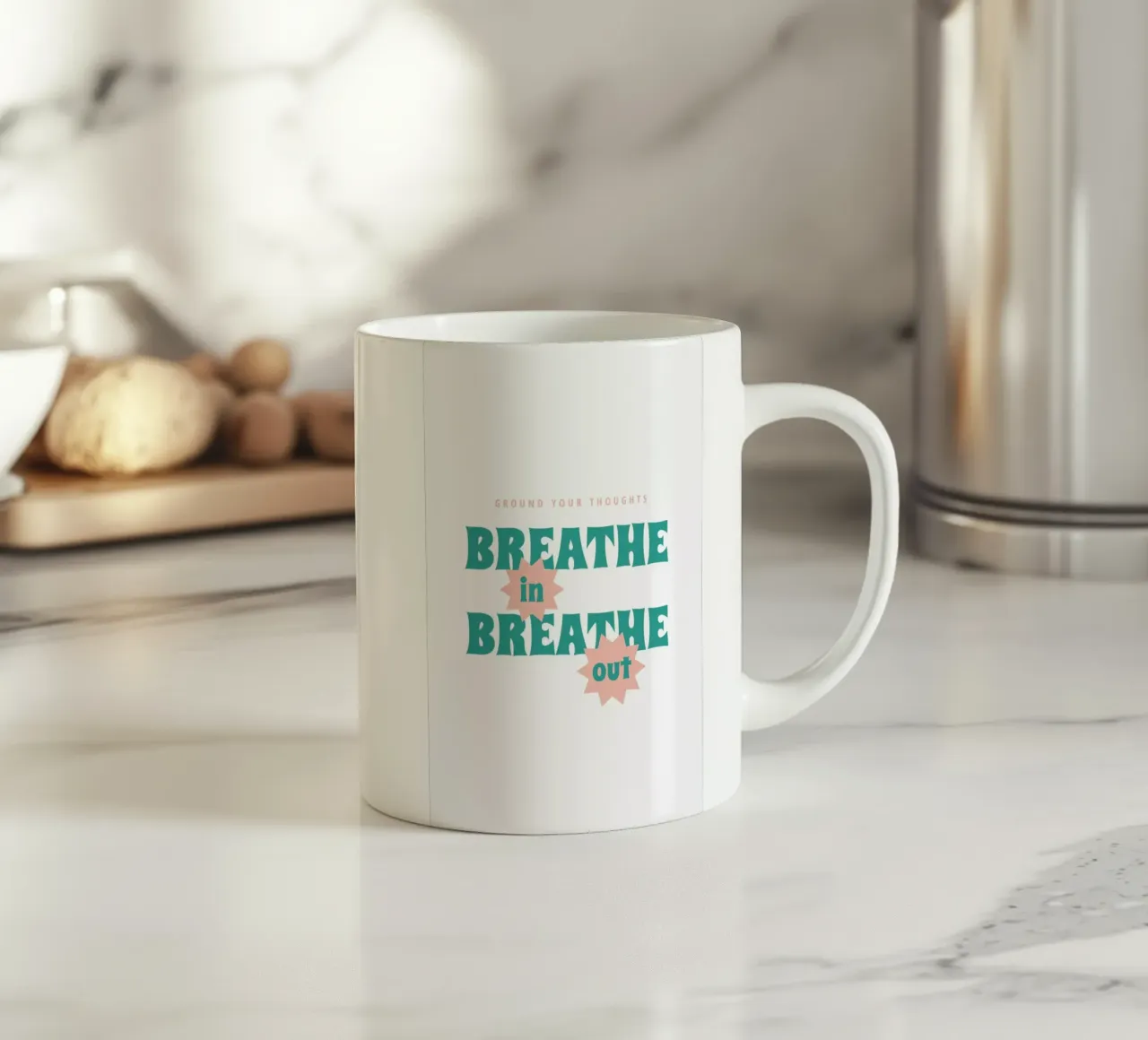 Breathe In tazza in ceramica da Studio One