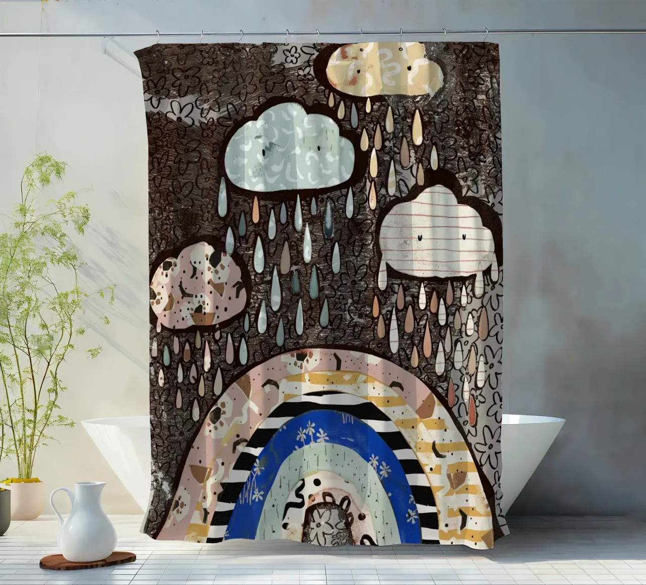 Pattern Play No 17 tenda da doccia da treechild