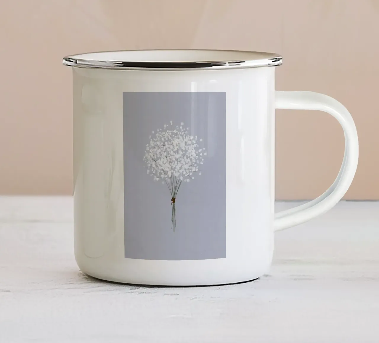 respiro del bouquet tazza in smalto da NEW LIFE