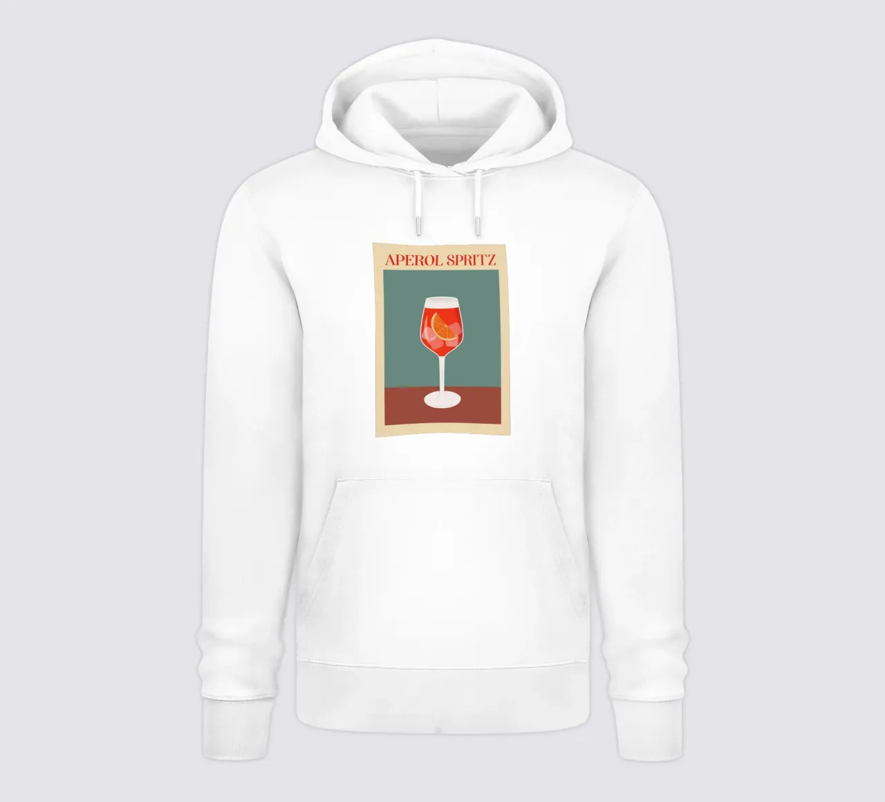 Aperol Spritz felpa con cappuccio da Trabolt Design