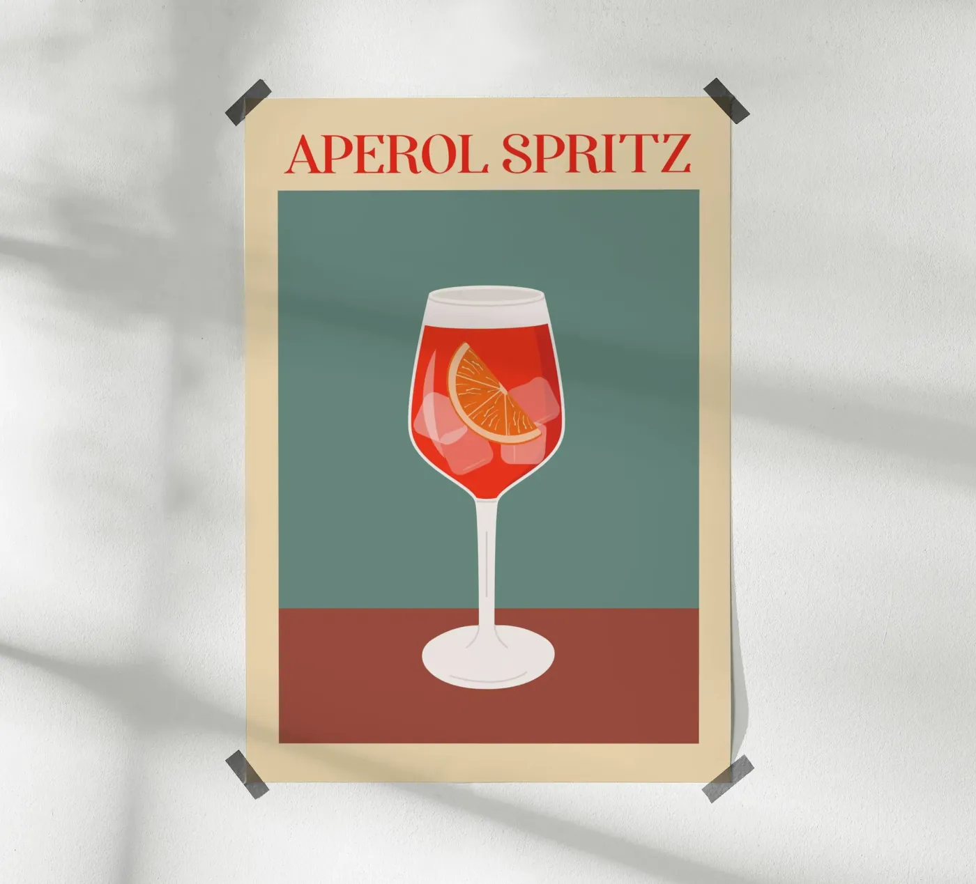 Aperol Spritz poster da Trabolt Design