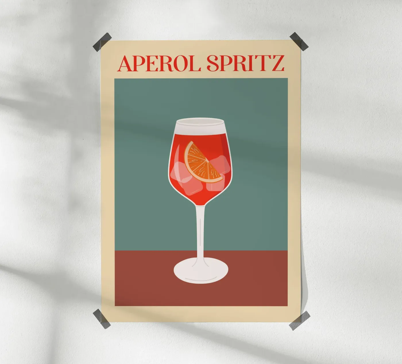 Aperol Spritz poster da Trabolt Design