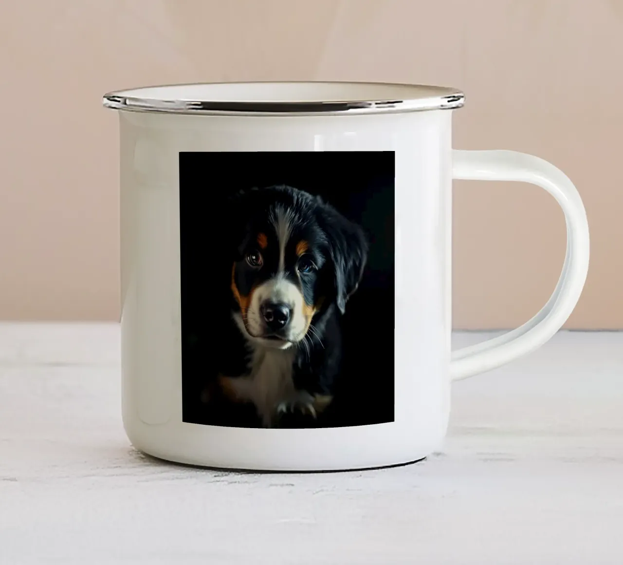 cuccioli carini #78 tazza in smalto da Yumis.Beargang.and.Me