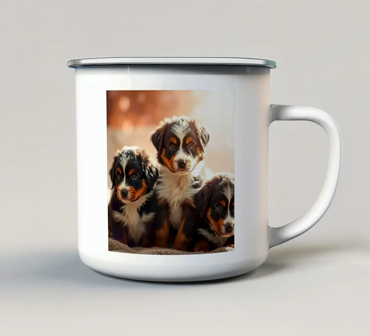 cuccioli carini #81 tazza in smalto da Yumis.Beargang.and.Me