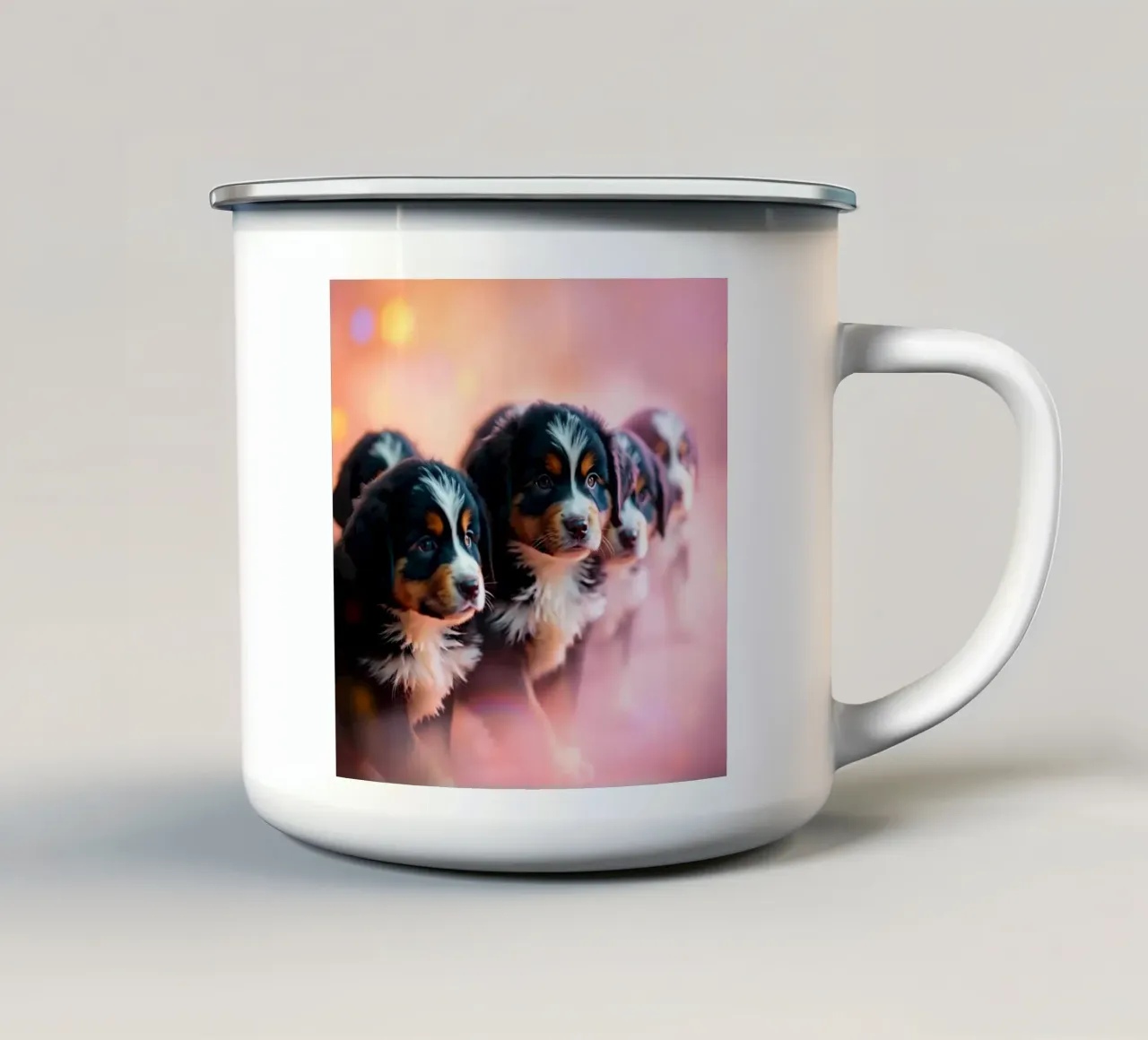 cuccioli carini #82 tazza in smalto da Yumis.Beargang.and.Me