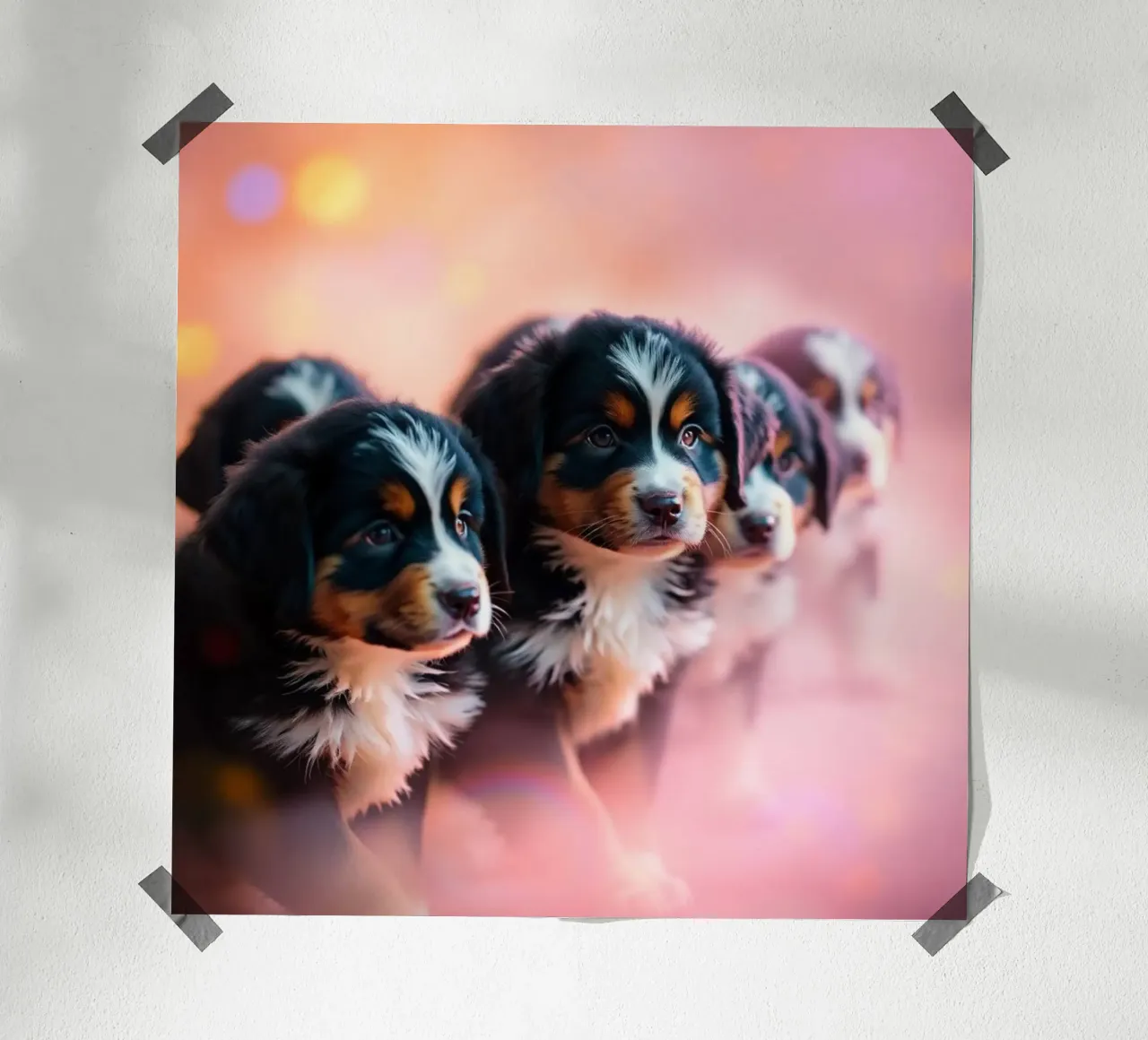 cute little puppies #82 hahnemühle by Yumis.Beargang.and.Me