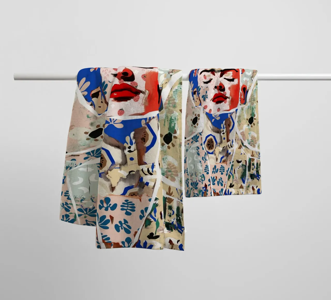 Pattern Play No 18 (Frida) asciugamano da bagno da treechild