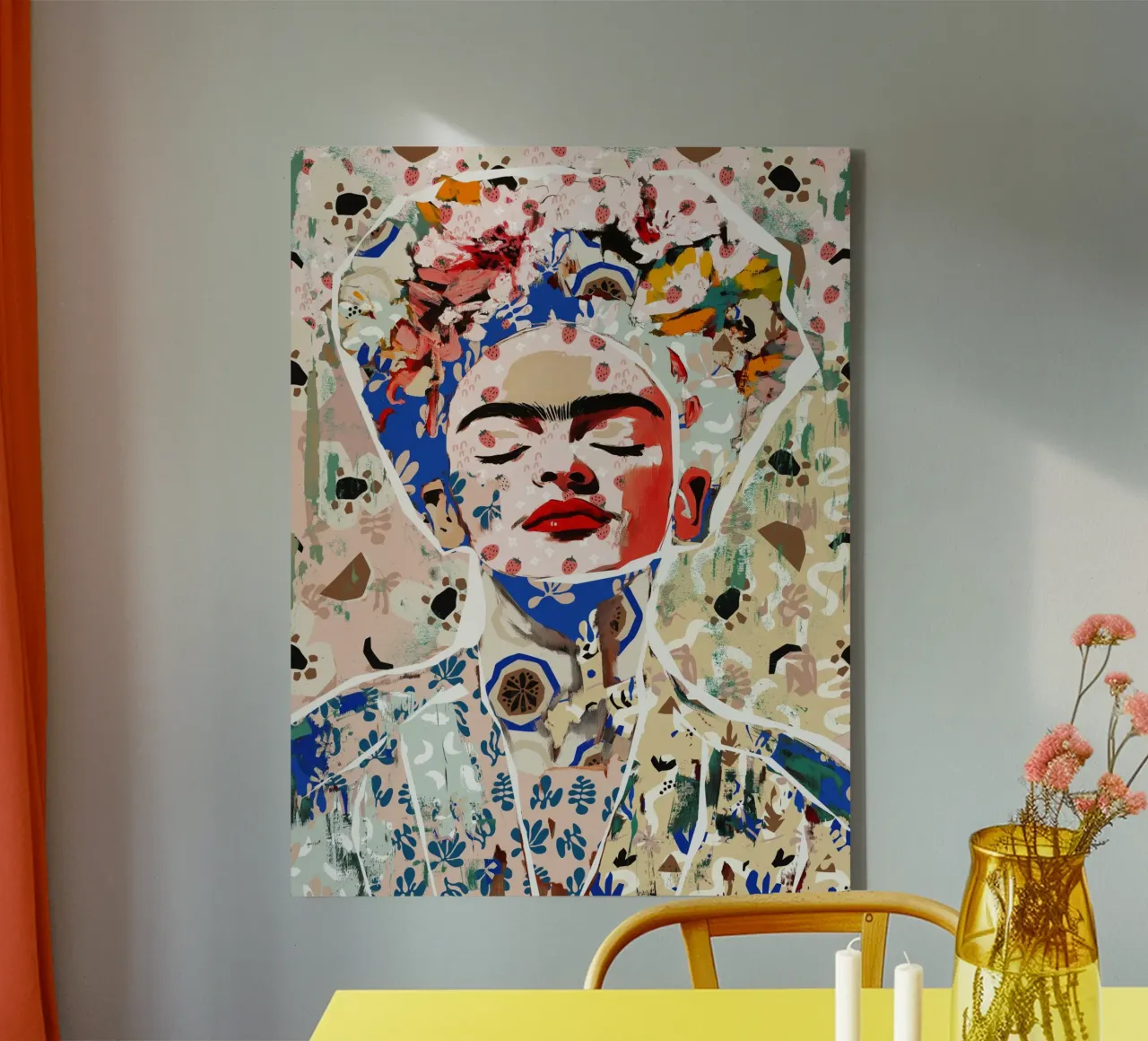 Pattern Play No 18 (Frida) canvas by treechild