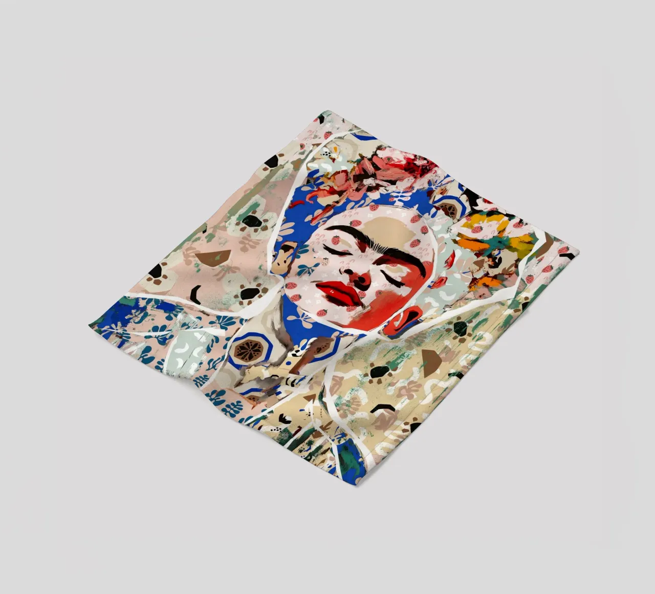 Pattern Play No 18 (Frida) coperta in pile da treechild