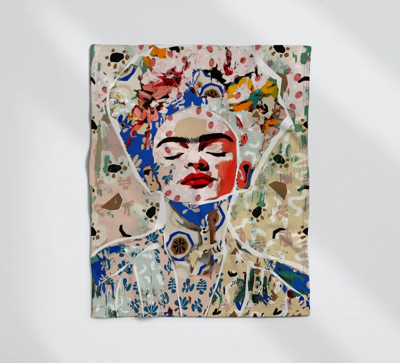 Pattern Play No 18 (Frida) coperta in pile da treechild