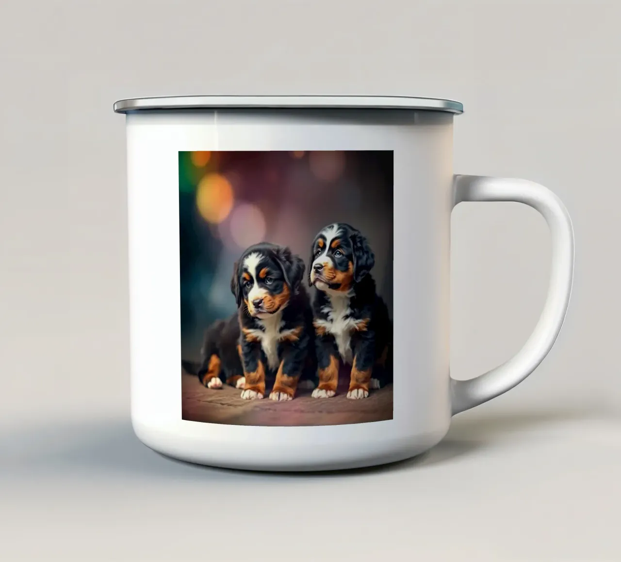 cuccioli carini #83 tazza in smalto da Yumis.Beargang.and.Me