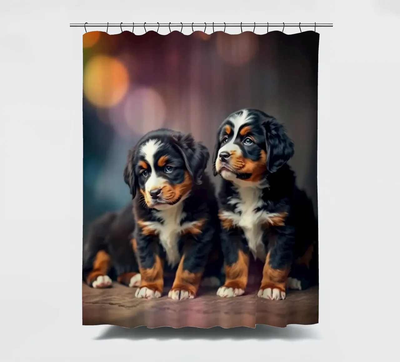 schattige puppy's #83 douchegordijn van Yumis.Beargang.and.Me