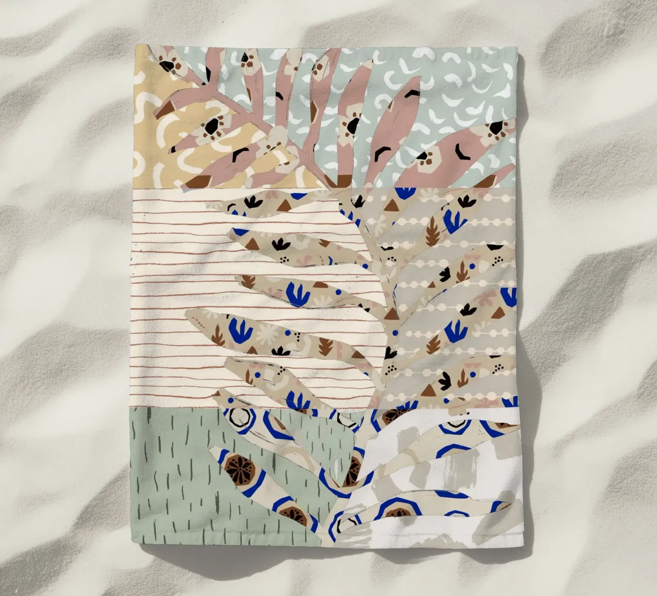 Pattern Play No 19 beach towel by treechild