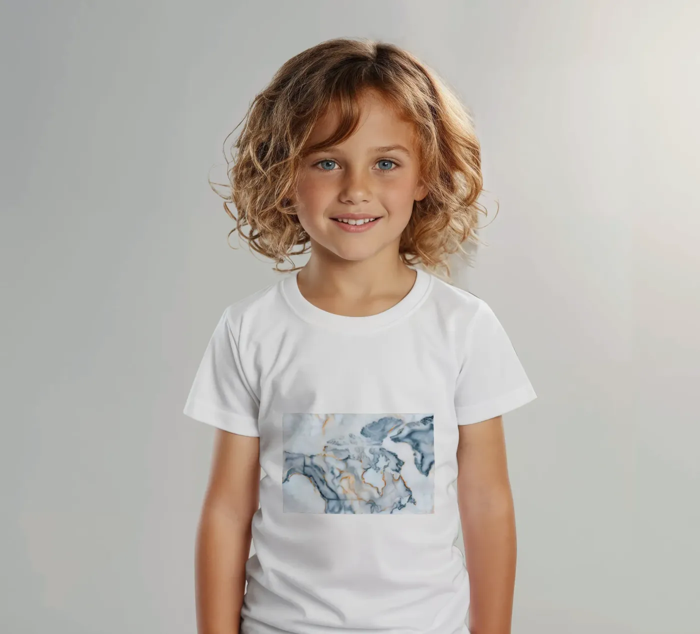 Canada Marble Map t-shirt bambini da Octavian