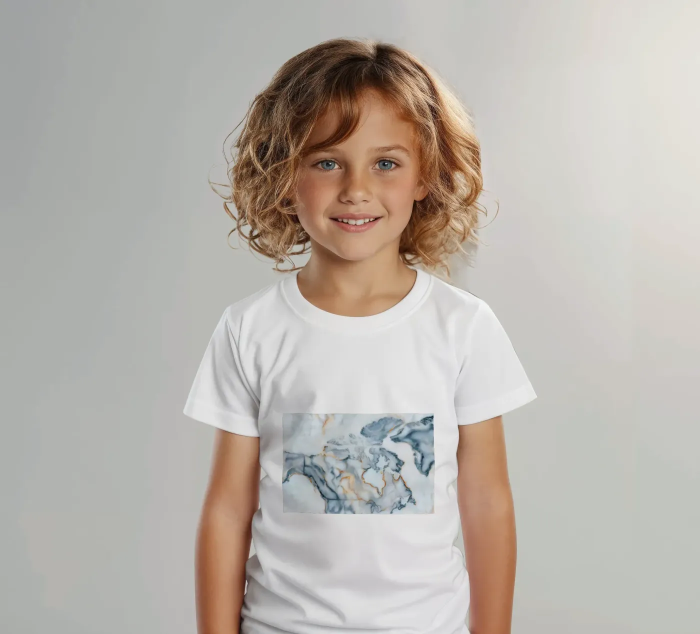 Canada Marble Map t-shirt bambini da Octavian