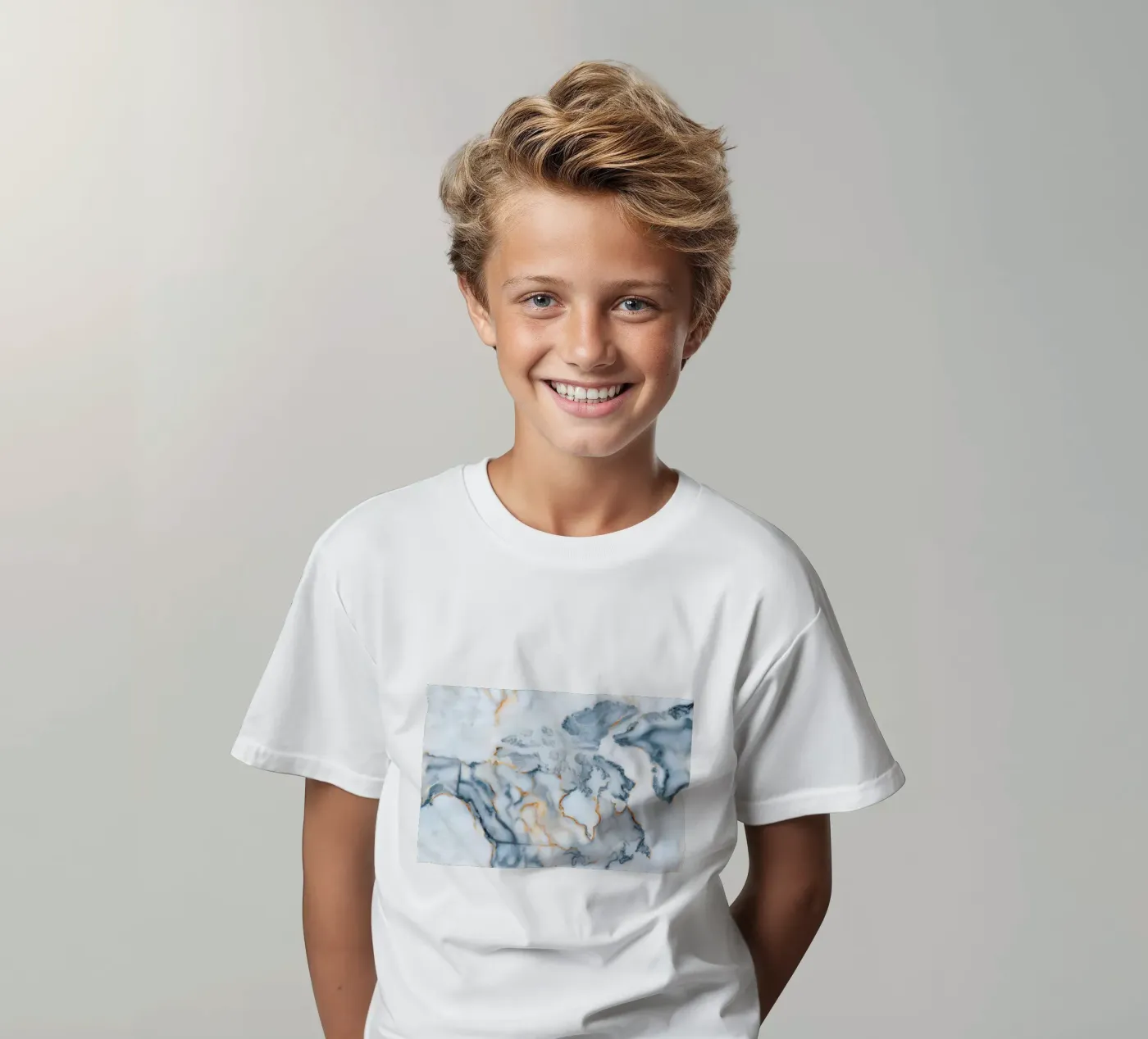 Canada Marble Map t-shirt bambini da Octavian