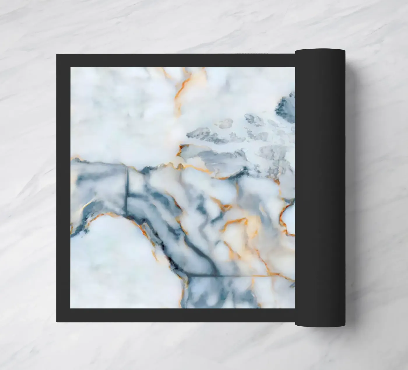 Canada Marble Map deurmat van Octavian