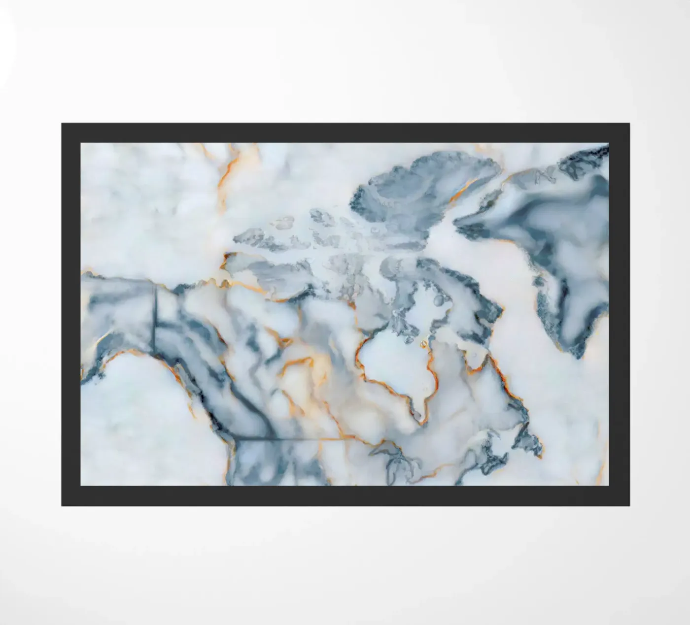 Canada Marble Map deurmat van Octavian
