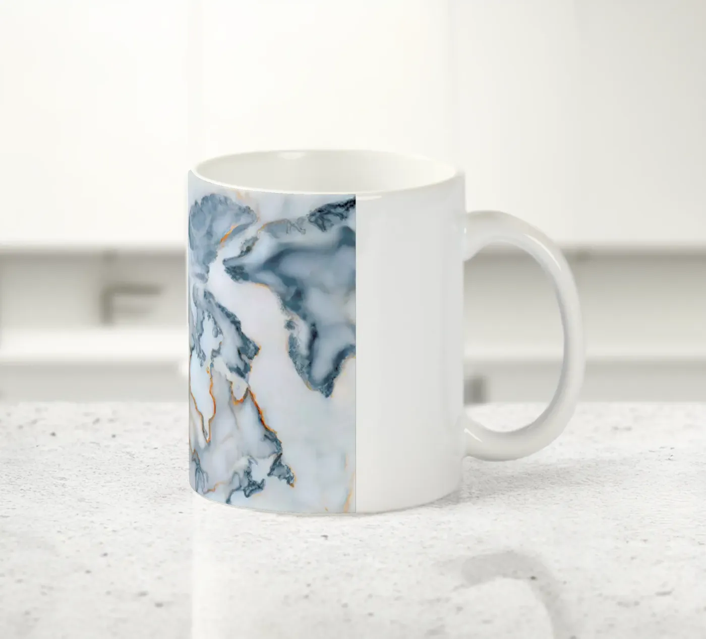 Canada Marble Map ceramic mug by Octavian