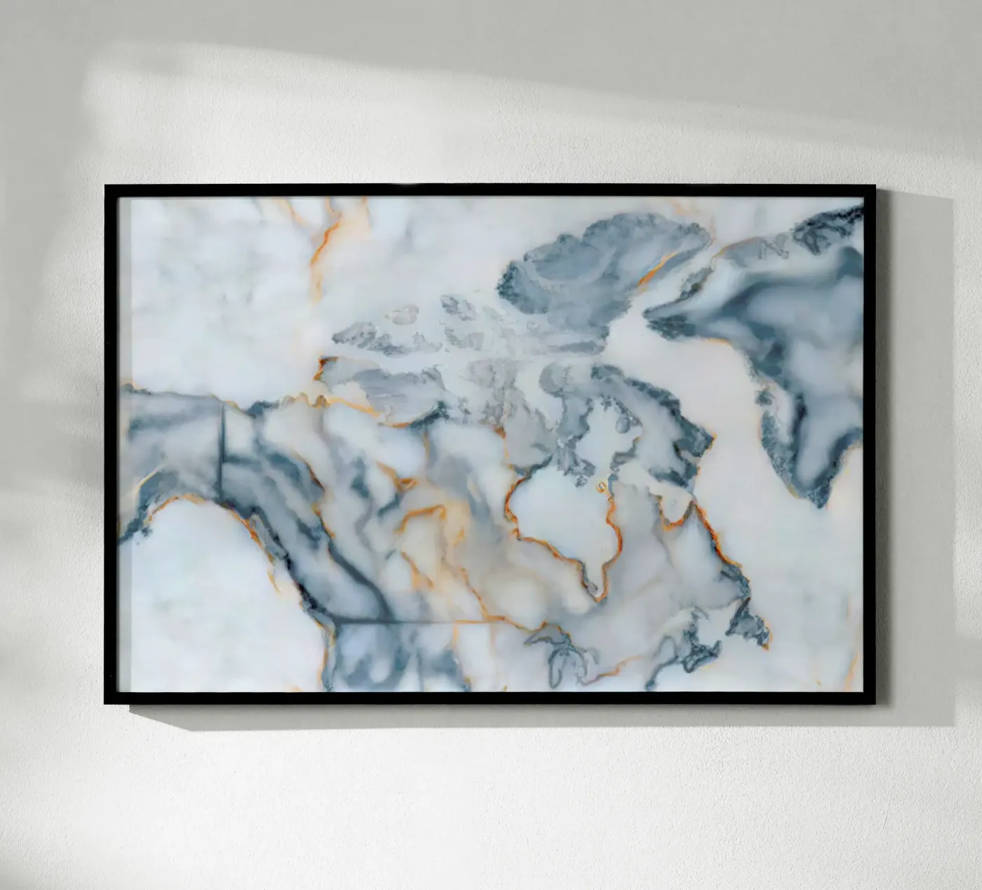 Canada Marble Map poster by Octavian