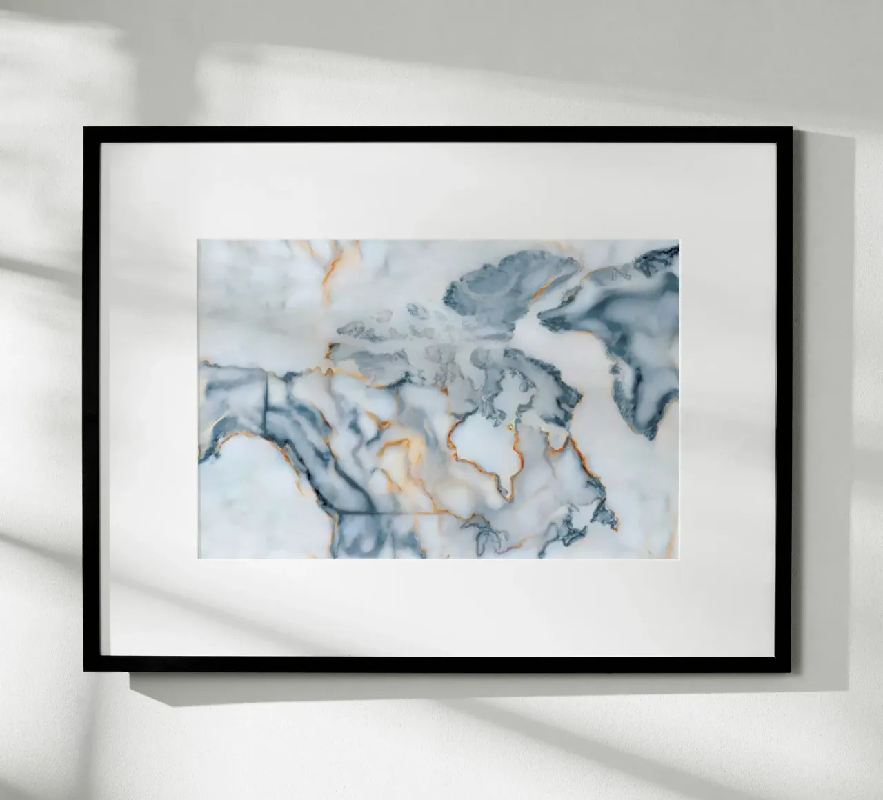 Canada Marble Map poster da Octavian