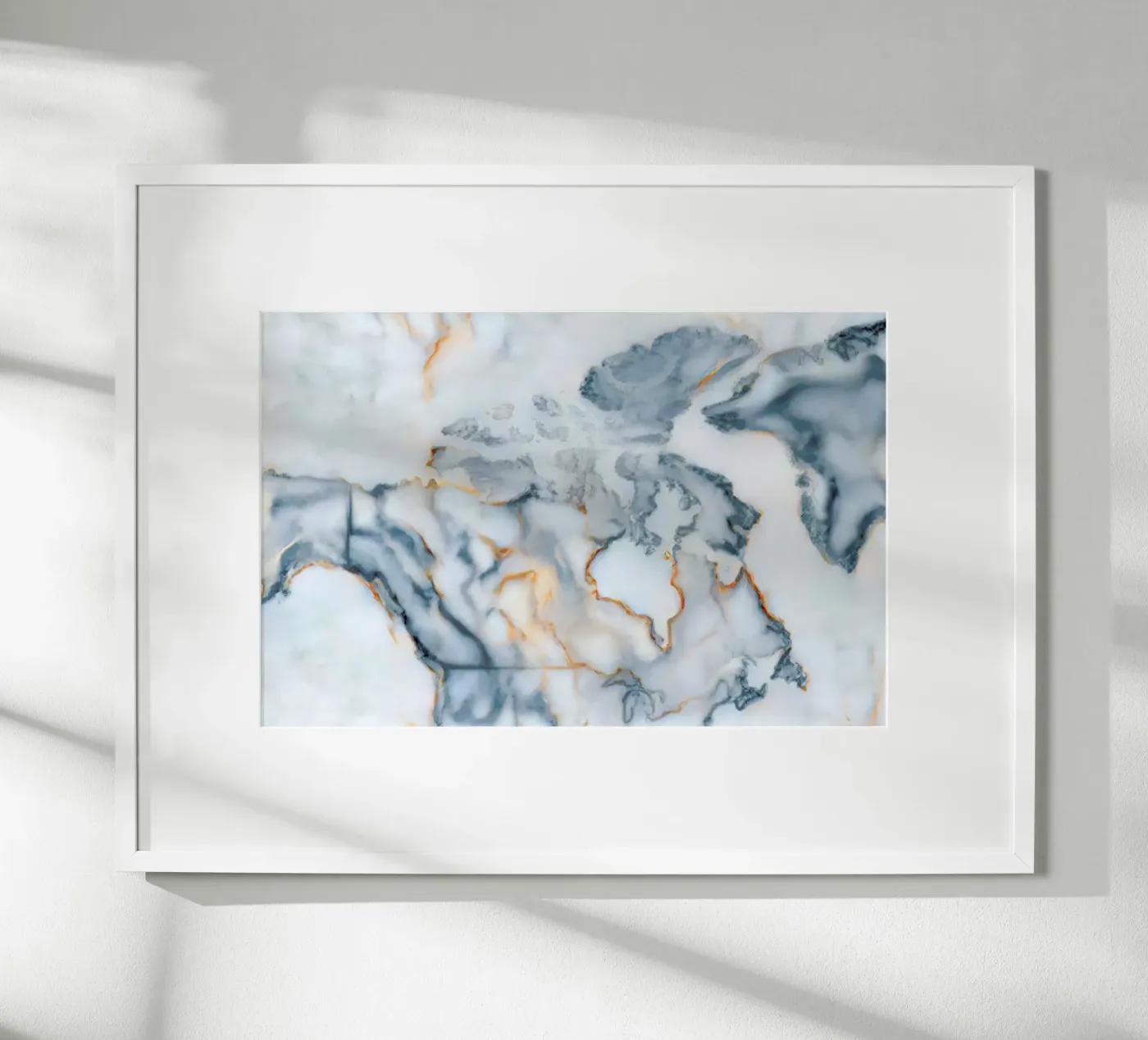 Canada Marble Map poster da Octavian