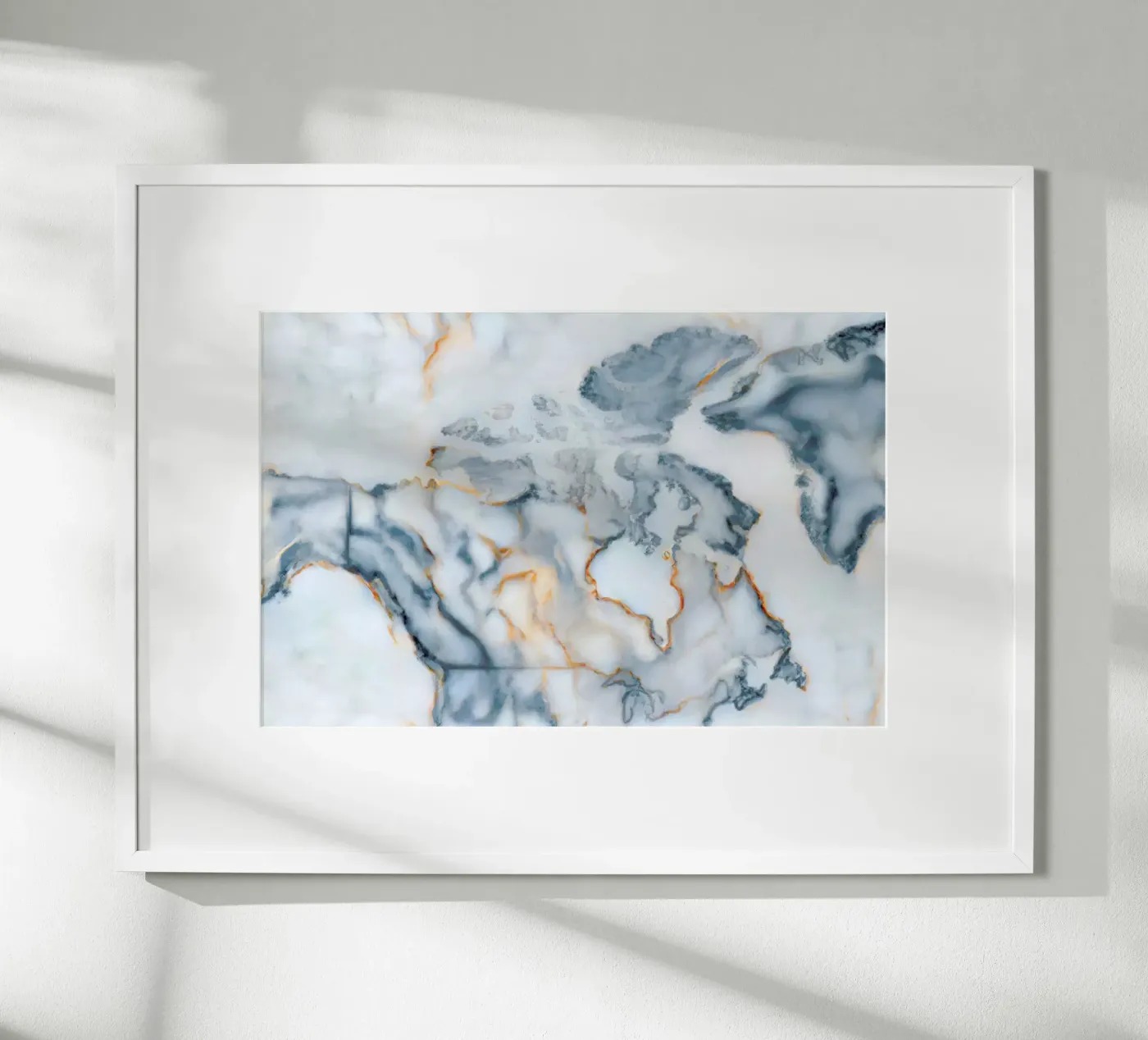Canada Marble Map poster by Octavian