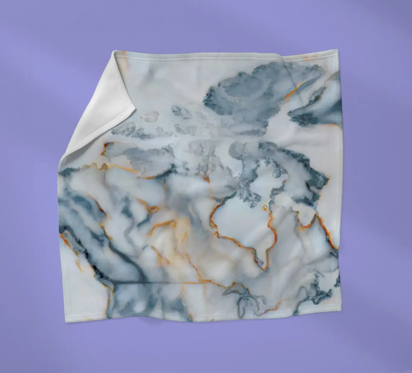 Canada Marble Map Fleecedecke von Octavian