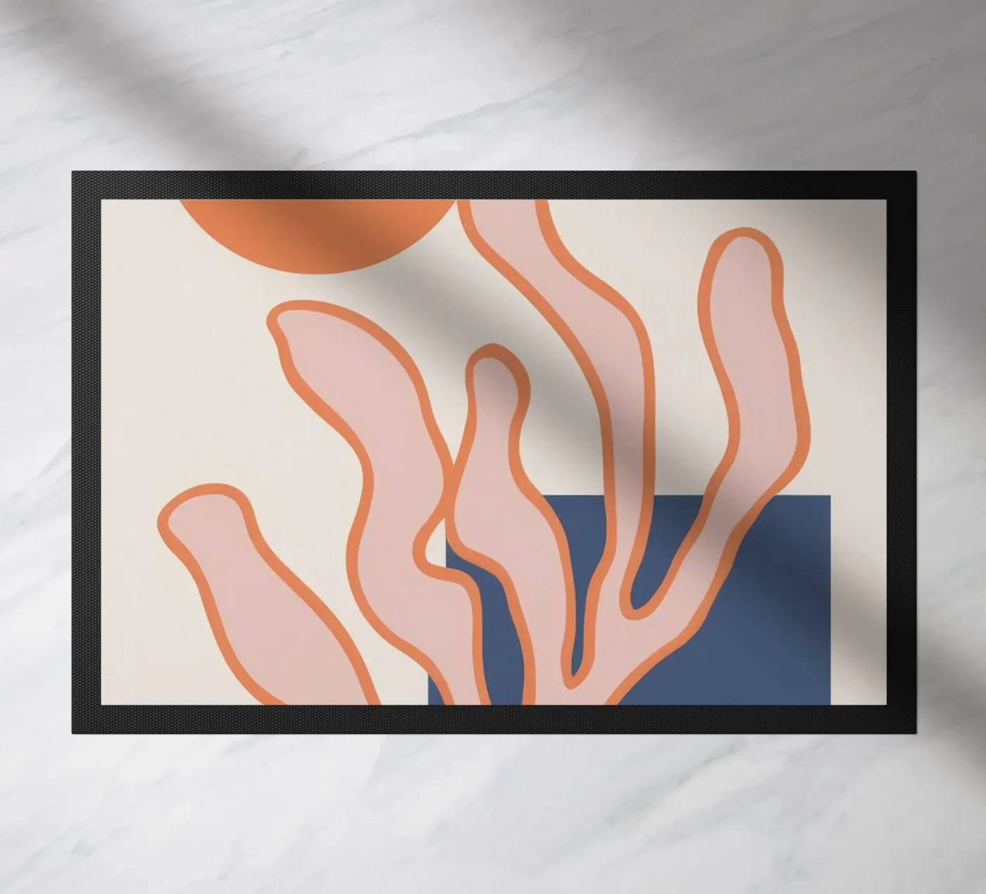 Hemelse Koraaldans deurmat van Stone Patina